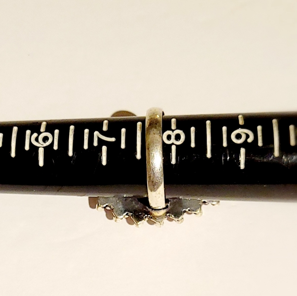 Natural Raw Cut Ruby 925 Silver Ring - image 7